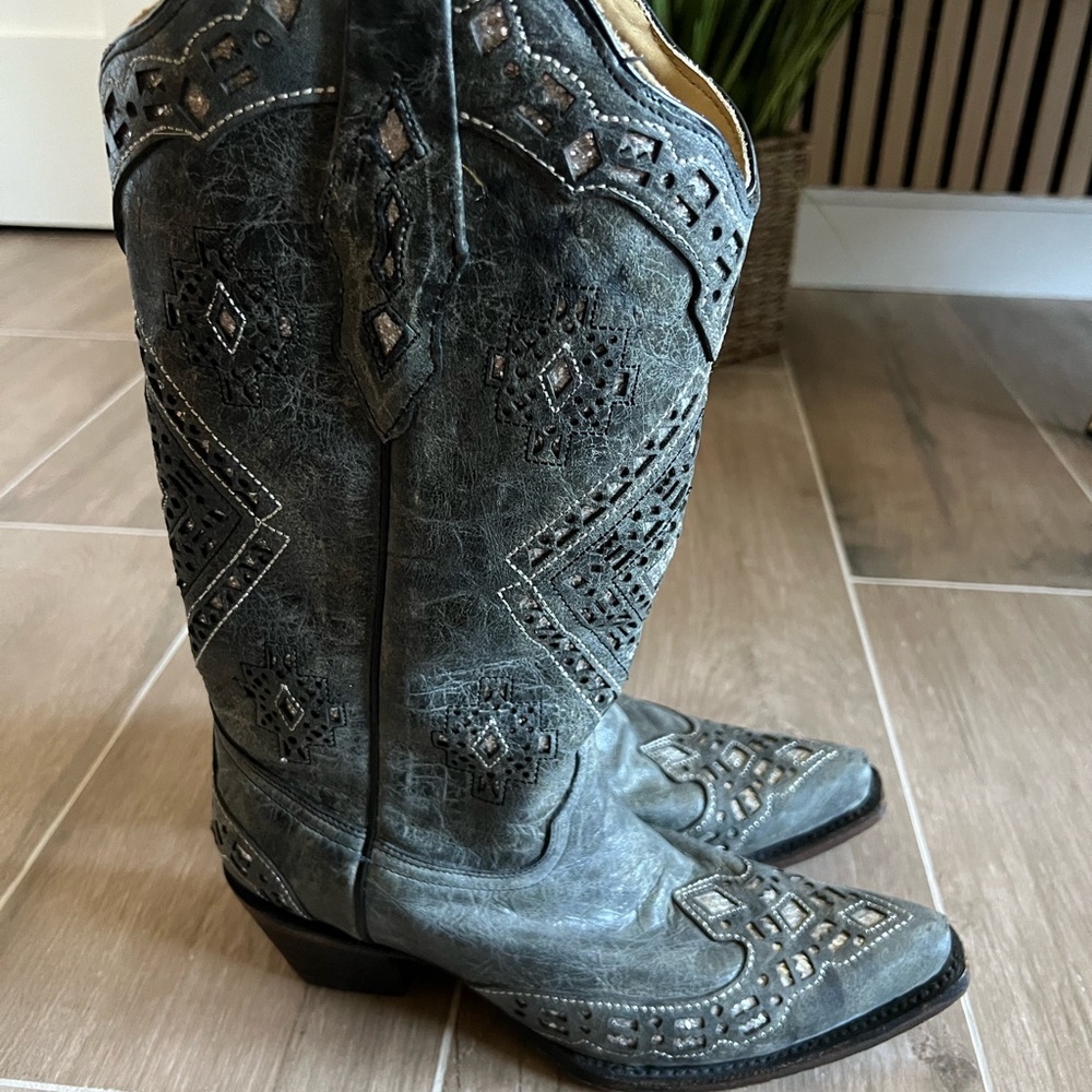 Corral Vintage Brown Leather Boots